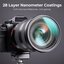 K&F Concept K&F 72MM Nano-X Black Mist Filter 1/8, HD, Waterproof, Anti Scratch, Green Coated