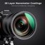 K&F Concept 82mm Nano-X Variable/Fader ND Filter, ND2-ND32, W/O Black cross + 3pcs clean cloth