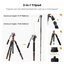 K&F Concept K&F Carbon Fiber Lightweight Camera Tripod with Hydraulic Video Tripod Head O255C4+FH-03
