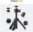 K&F Concept K&F Cell Phone Tripod MS02 34cm phone tripod with remote Black Orange