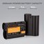 K&F Concept K&F EN-EL15 2000mAh Digital Camera Dual Battery with Dual Channel Charger, for Nikon Camera Charger
