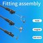 K&F Concept K&F Industrial Endoscope Inspection Camera borescope, 8 LED lights for iPhone, 8mm - 1m