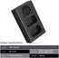 K&F Concept K&F NP-FW50 Digital Camera Dual LED Display Screen charger; Supports Micro USB and Type-C charging