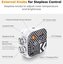 K&F Concept K&F RGB Full Color Portable Photography Light 360&deg; 2500K - 9900K CRI 96+ Built-in 2000mAh Battery 21 Lighting Effects White