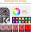 K&F Concept K&F RGB Full Color Portable Photography Light 360&deg; 2500K - 9900K CRI 96+ Built-in 2000mAh Battery 21 Lighting Effects White