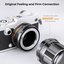 K&F Concept KF,M10126,HIGH PRECISION LENS ADAPTER,Anti reflection，M42-M4/3 IV PRO