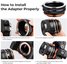 K&F Concept KF,M12106,HIGH PRECISION LENS ADAPTER,Anti reflection，EOS-NEX IV PRO