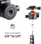 K&F Professional 35mm Metal Tripod Ball Head 360 Degree Rotating Panoramic with 1/4 inch Quick Release Plate