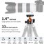 K&F Professional 35mm Metal Tripod Ball Head 360 Degree Rotating Panoramic with 1/4 inch Quick Release Plate