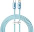 Kabel USB-C do iP Baseus Crystal Shine, 20W, 2m (niebieski)