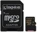 Kingston Gold UHS-I U3 64 GB, MicroSDXC, Flash memory class 10, SD Adapter