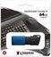 Kingston USB 3.2 Flash Drive DataTraveler Exodia M 64 GB, USB 3.2, Black/Blue