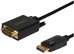 Savio Cable Display Port-VGA CL-203 1.8 m SAVIO