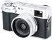 JJC LH JX100VII Zonnekap Zilver (Fujifilm LH X100 lens hood en AR X100 adapter ring)