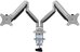 Logilink BP0043 Dual Monitor Desk mount, 13"-32",gas spring, aluminum