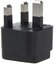 Maclean Adapter EU socket for UK MCE154 plug black
