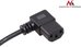 Maclean Power cable angled 3 pin plug 5M EU MCTV-804