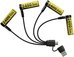 Nitecore NH2400 USB C Rechargeable 1.5V Li ion AA Battery 4 Pack