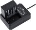 JJC Olympus DCH BLH1 USB Dubbele Batterijlader