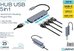 Platinet adapter Multimedia 5in1 (46235)