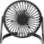 Platinet desk fan PTF322B USB, black (46172)