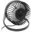 Platinet desk fan PTF322B USB, black (46172)
