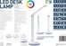 Platinet desk lamp PDL400 12W, white (45937)