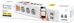 Platinet extension cord 3 sockets USB WiFi Tuya 1.8m, white (45507)