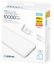 Platinet power bank + USB charger 10000mAh Kit PMPB10SETW, white