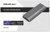 Qoltec Enclosure for SSD M.2 drive,SATA,NGFF,USB C