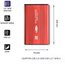 Qoltec Hard drive adapterUSB3.0 HDD/SSD 2.5" SATA3 red