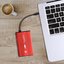 Qoltec Hard drive adapterUSB3.0 HDD/SSD 2.5" SATA3 red