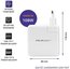 Qoltec Power charger GaN FAST 108W, USB C, white