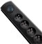 Qoltec Surge protector 5 sockets 3m black