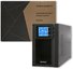 Qoltec UPS On-line Pure Sine Wave 1kVA 800W LCD USB