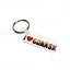 Key ring metal rectangular LOK 20x55mm(5pcs)|813221