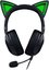 Razer Headset Kraken Kitty V2 Microphone, Black, Wired, On-Ear, Noise canceling