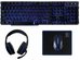 Rebeltec Gaming kit:keyboard+mous +pad+headphone