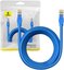 Baseus Round Cable Ethernet RJ45, Cat.6, 5m (blue)