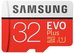 Samsung microSDHC EVO+ 32GB mit Adapter MB-MC32GA/EU