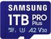 Samsung microSD Card MB-MD1T0SA/WW 1TB PRO+ + adapter MB-MD1T0SA/EU