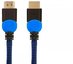 Savio Cable HDMI GCL-02 1.8m, v2.0, braid blue