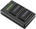 Set of 2 Sony replacement batteries and a NEEWER NP-FW50 charger