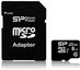 SILICON POWER 8GB, MICRO SDHC UHS-I, CLASS 10 WITH SD ADAPTER, SDR 50 mode (DDR 50), retail
