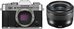 Fujifilm X-T30 III body (silver) + XC15-45mm (black)
