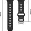 Tech-Protect watch strap IconBand Line Apple Watch 44/45/46/49mm, black/green