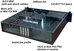 Techly Compact PC ATX Rack 19cali 2U black