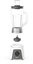TEFAL | Blender | BL2C0130 | Tabletop | 450 W | Jar material Plastic | Jar capacity 1.5 L | Ice crushing | White