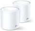 TP-LINK AX1800 Whole Home Mesh Wi-Fi 6 System Deco X20 (2-pack)  802.11ax, 1201+574 Mbit/s, 10/100/1000 Mbit/s, Ethernet LAN (RJ-45) ports 2, Mesh Support Yes, MU-MiMO Yes, Antenna type 4xInternal per Deco uni