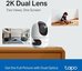 TP-LINK Tapo C245D | Dual Lens Pan/Tilt Security Camera | Dome | 3 MP | 3.1mm/F1.6 | MicroSD Card up to 512 GB